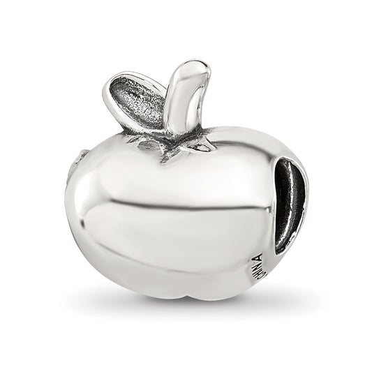 Sterling Silver Reflections Polished Apple Bead