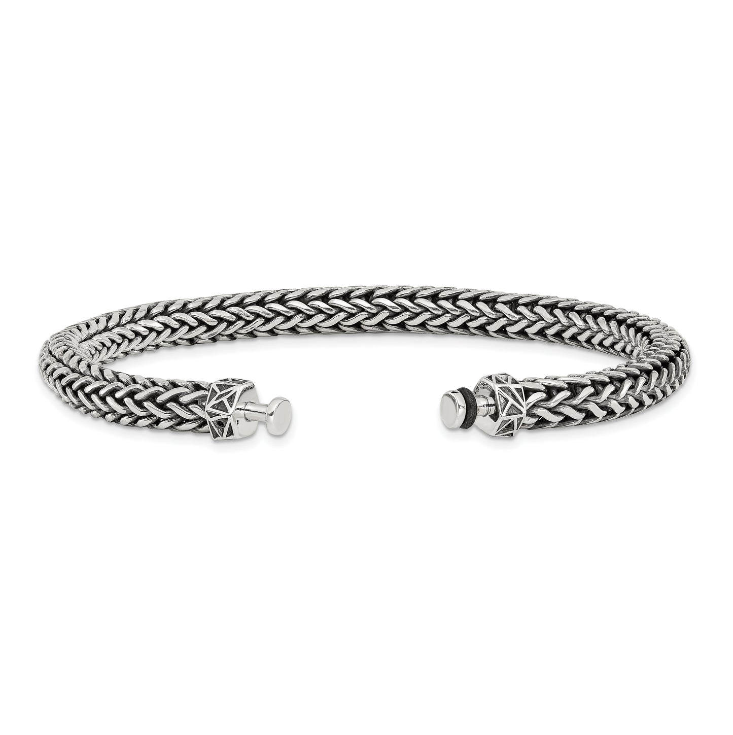 Sterling Silver Reflections 6mm Wheat Chain 8.5in Bracelet/Bead not included, sold seperately