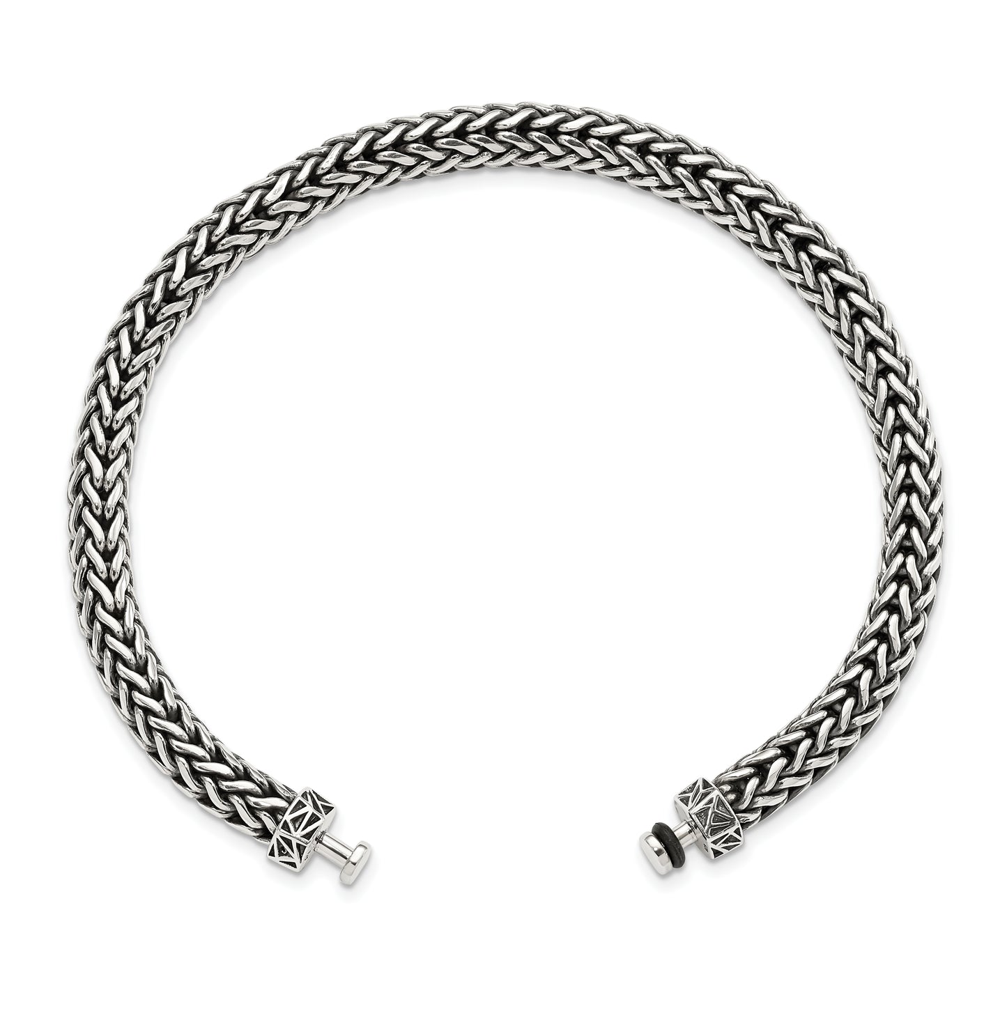 Sterling Silver Reflections 6mm Wheat Chain 8in Bracelet/Bead not included, sold seperately