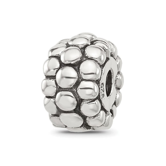 Sterling Silver Reflections Polished Beaded Clip Bead