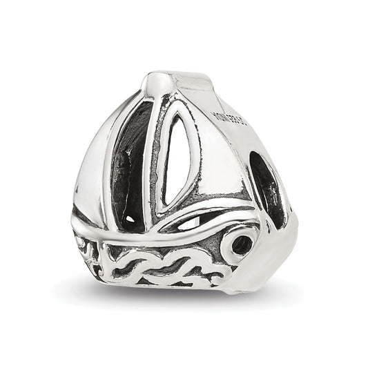 Sterling Silver Reflections Sailboat Bead