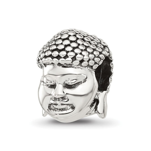 Sterling Silver Reflections Budda Head Bead