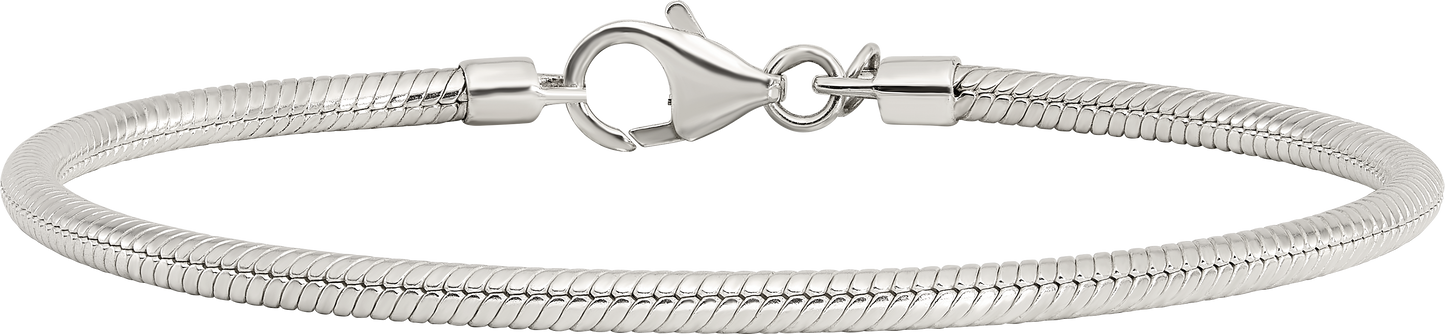 Sterling Silver Reflections Lobster Clasp Bead Bracelet