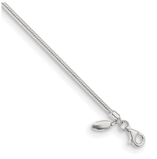 Kids Collection Sterling Silver Necklace for Reflection Beads, 12.5 In