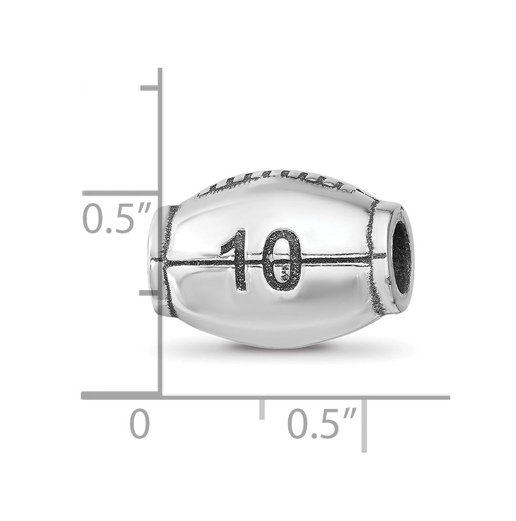 Sterling Silver Reflection Personalized Bead