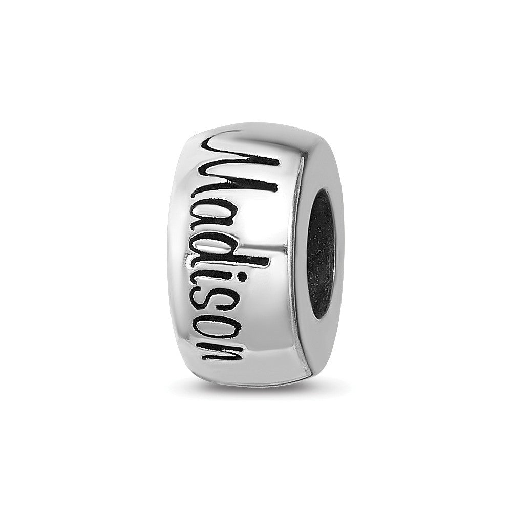 Sterling Silver Reflection Personalized Bead