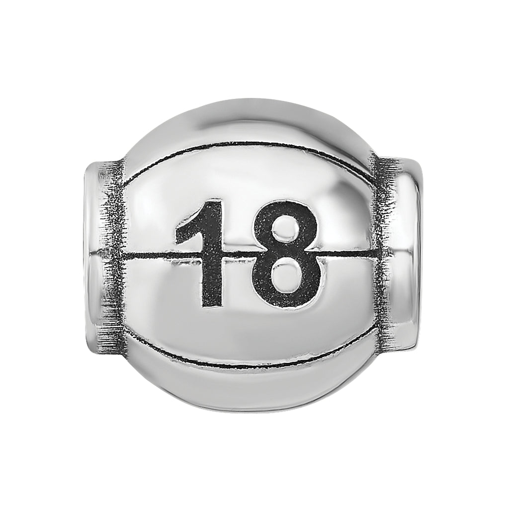 Sterling Silver Reflection Personalized Bead