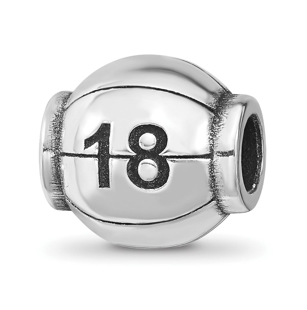 Sterling Silver Reflection Personalized Bead