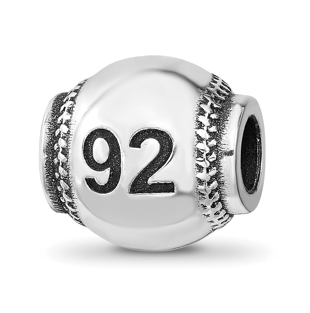 Sterling Silver Reflection Personalized Bead