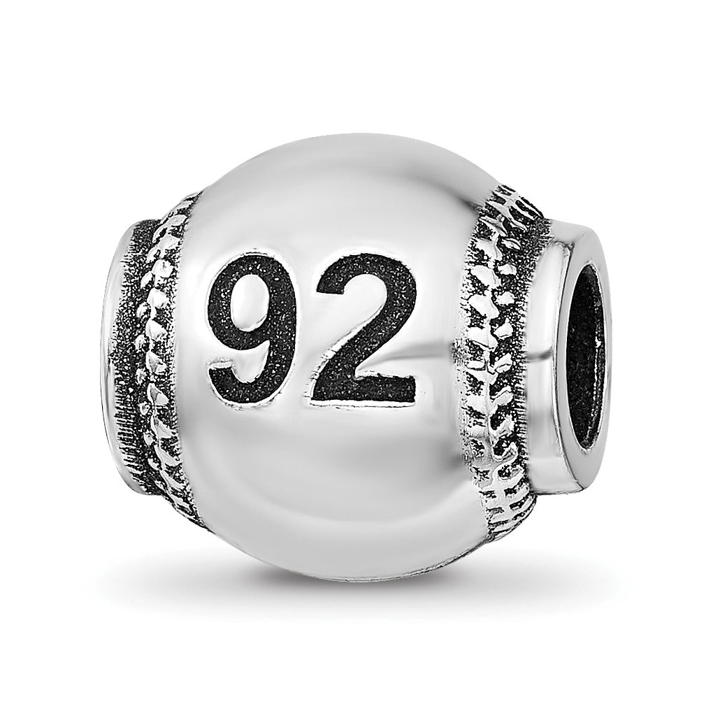Sterling Silver Reflection Personalized Bead