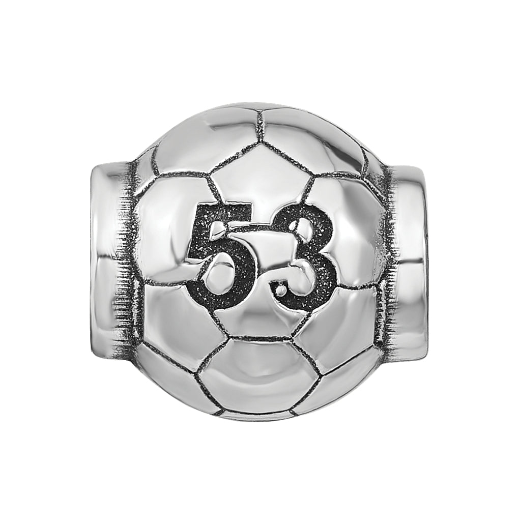 Sterling Silver Reflection Personalized Bead