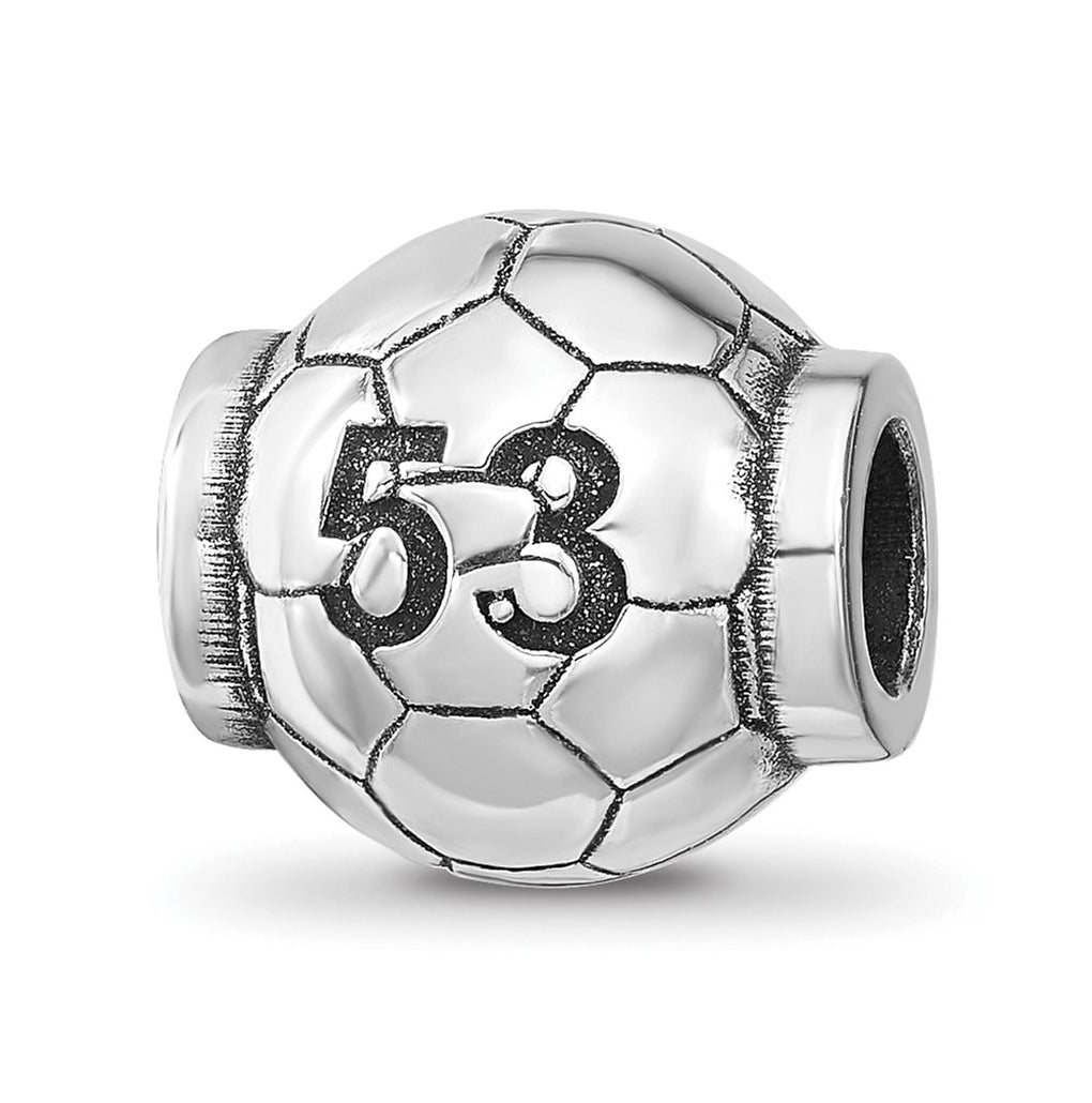 Sterling Silver Reflection Personalized Bead