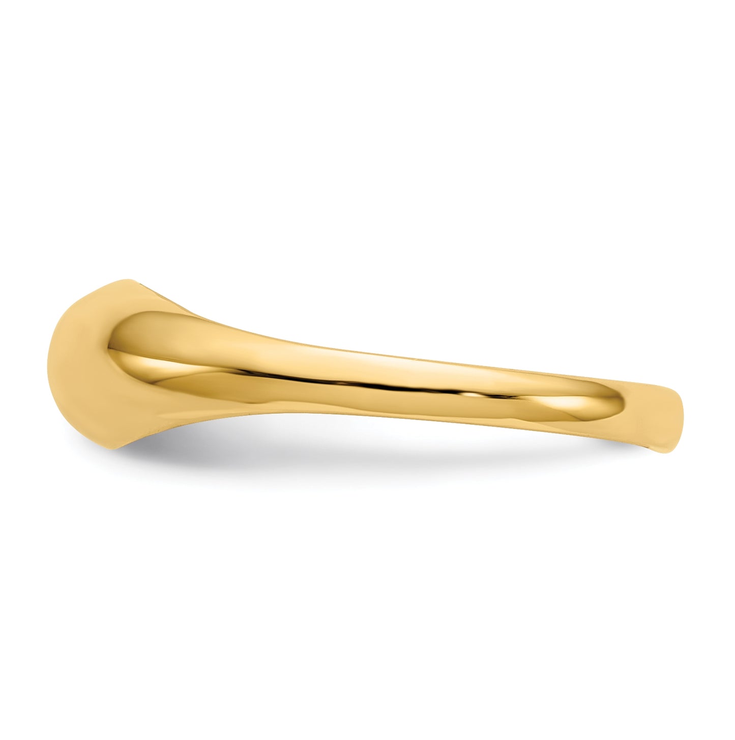 14K Yellow Gold Childs Polished Dome Ring