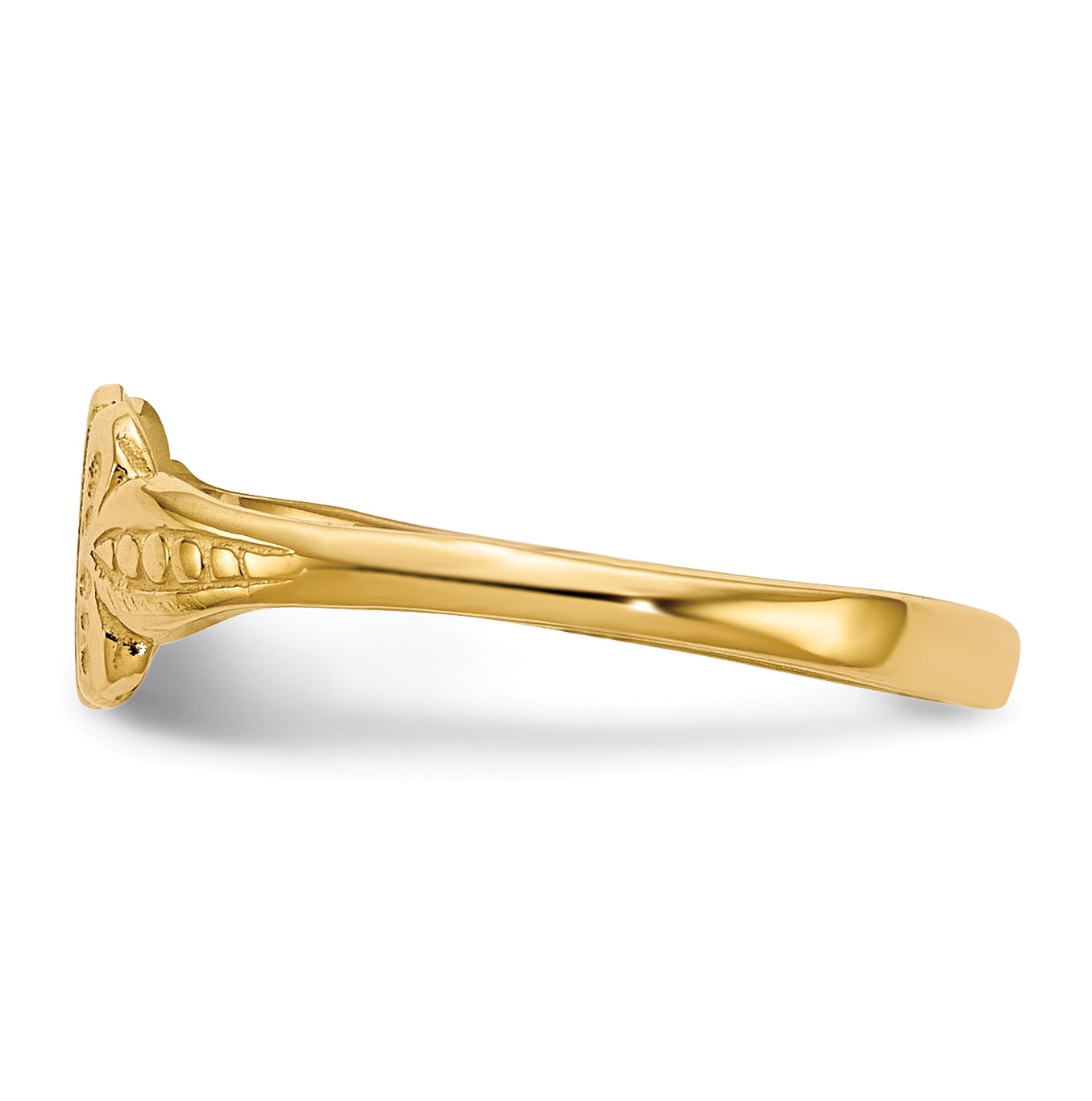 14K Yellow Gold Child's Signet-Ring
