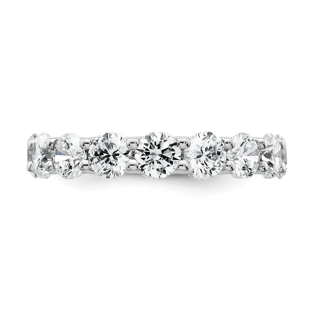 14k Yellow Or White Gold 4 3/4 carat Lab Grown Diamond VS+ F+ Round Complete Prong Set Eternity Band