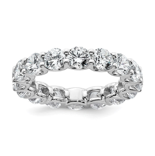 14k Yellow Or White Gold 4 3/4 carat Lab Grown Diamond VS+ F+ Round Complete Prong Set Eternity Band