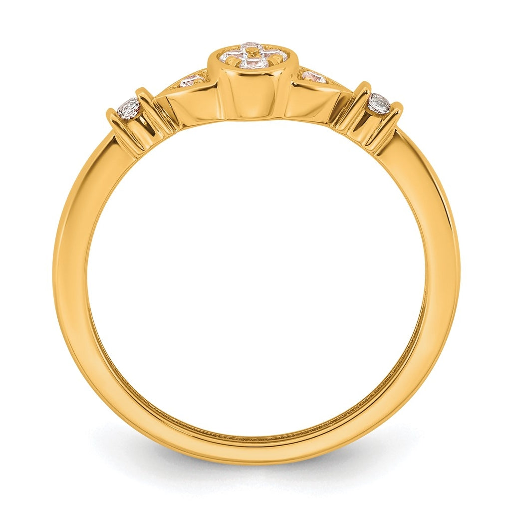 14K Yellow Or White Gold Complete Diamond Cluster Oval Engagement Ring