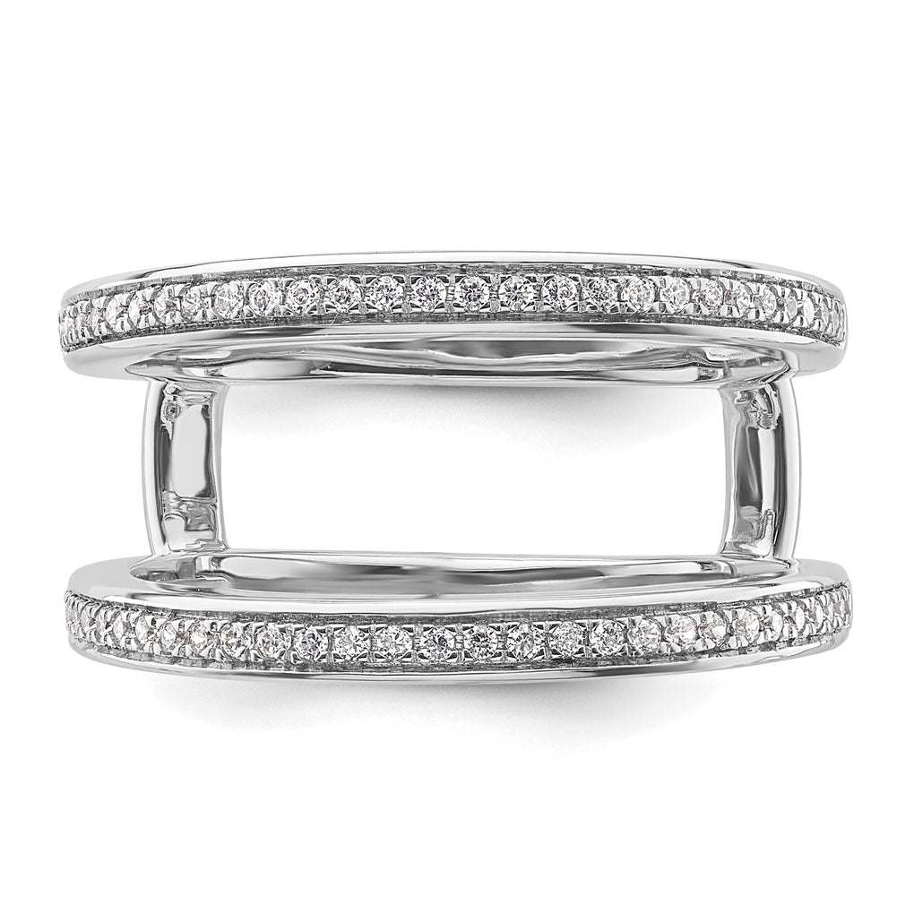 14K Yellow Or White Gold Complete Diamond Ring Guard