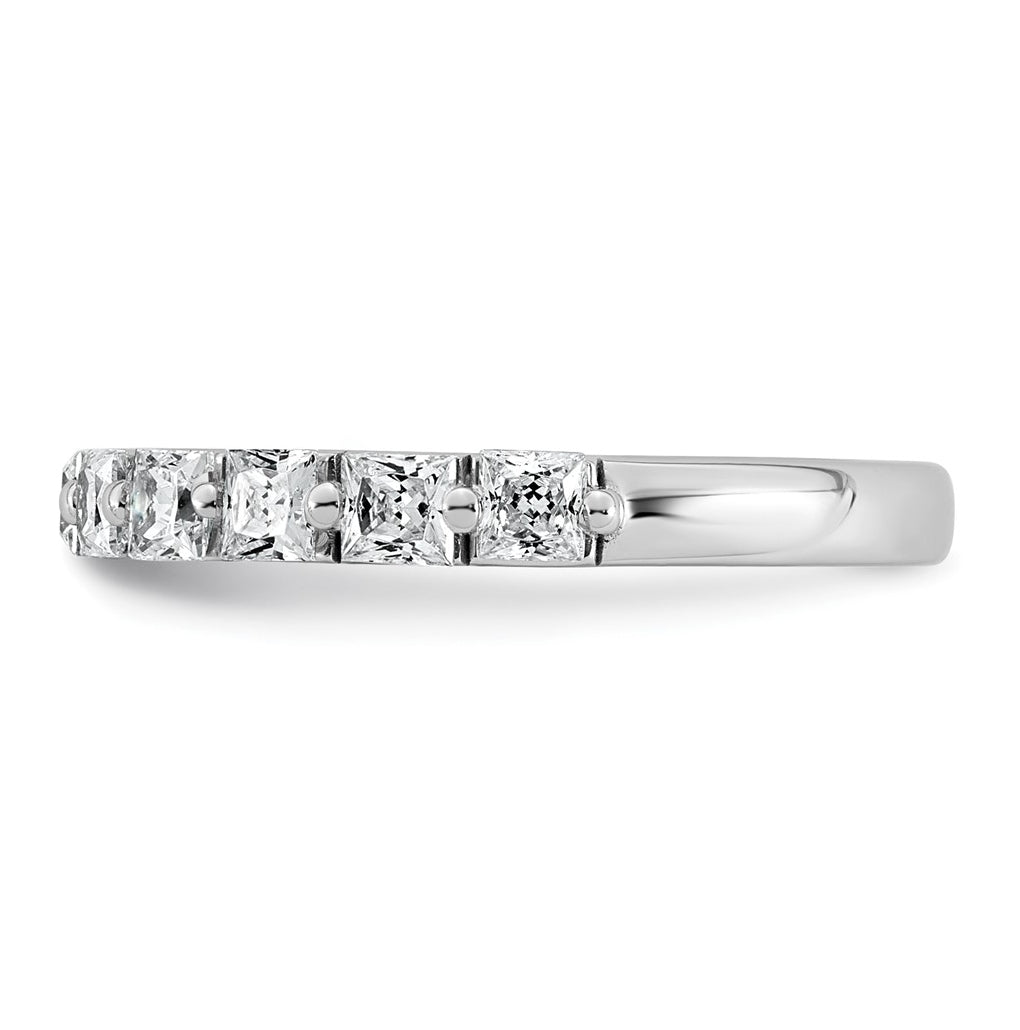 14k White Gold 1 carat Lab Grown Diamond VS+ F+ Complete Wedding Band