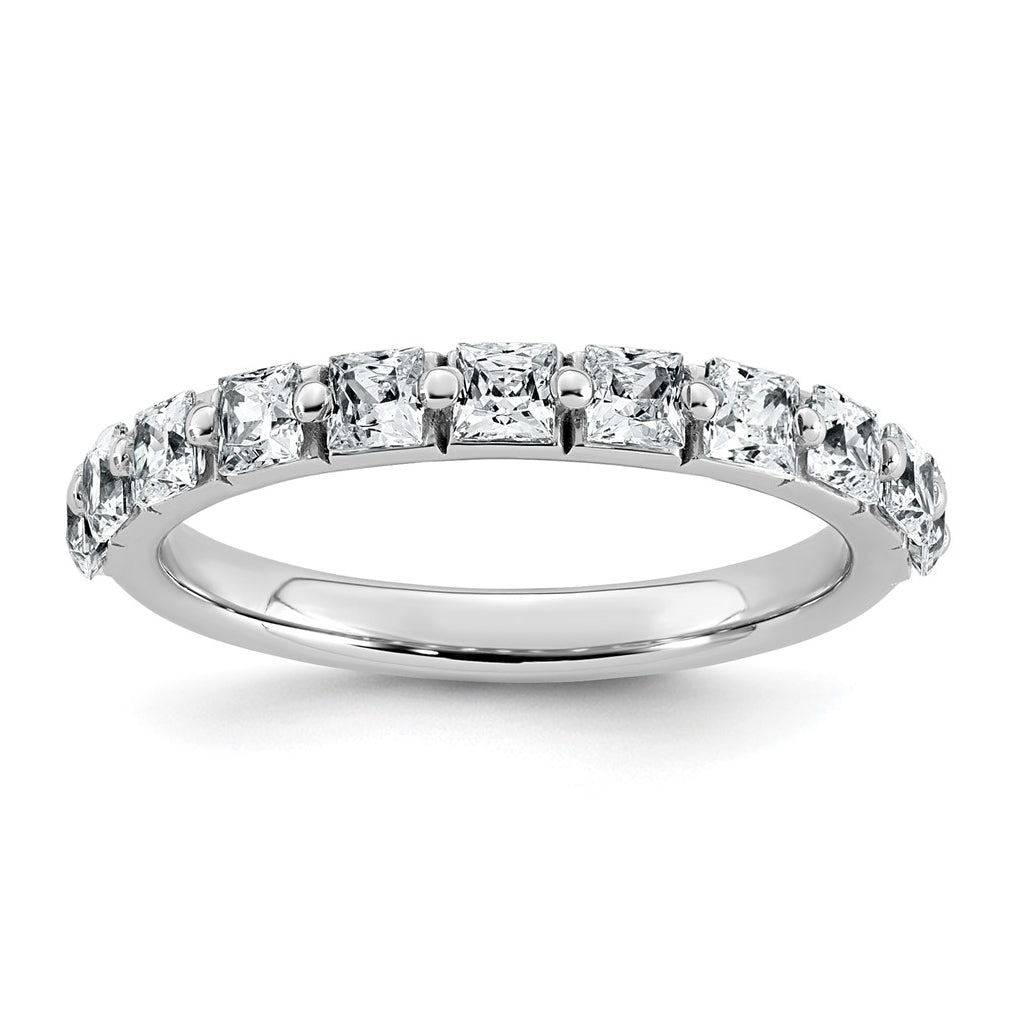 14k White Gold 1 carat Lab Grown Diamond VS+ F+ Complete Wedding Band