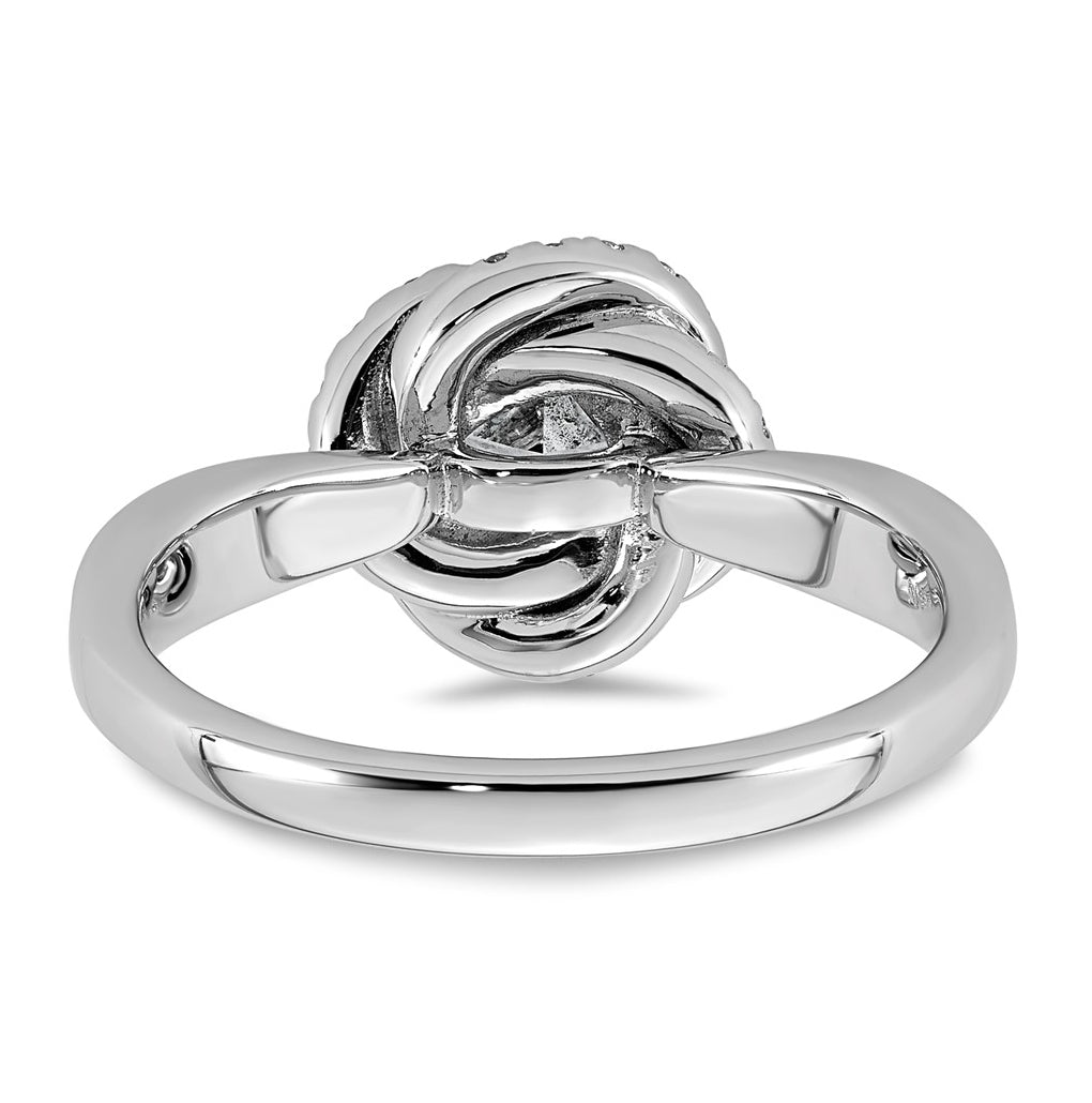 14K White Gold 1 3/8ct Certified Cushion Center Lab Grown Diamond VS+ F+ Swirl Halo R
