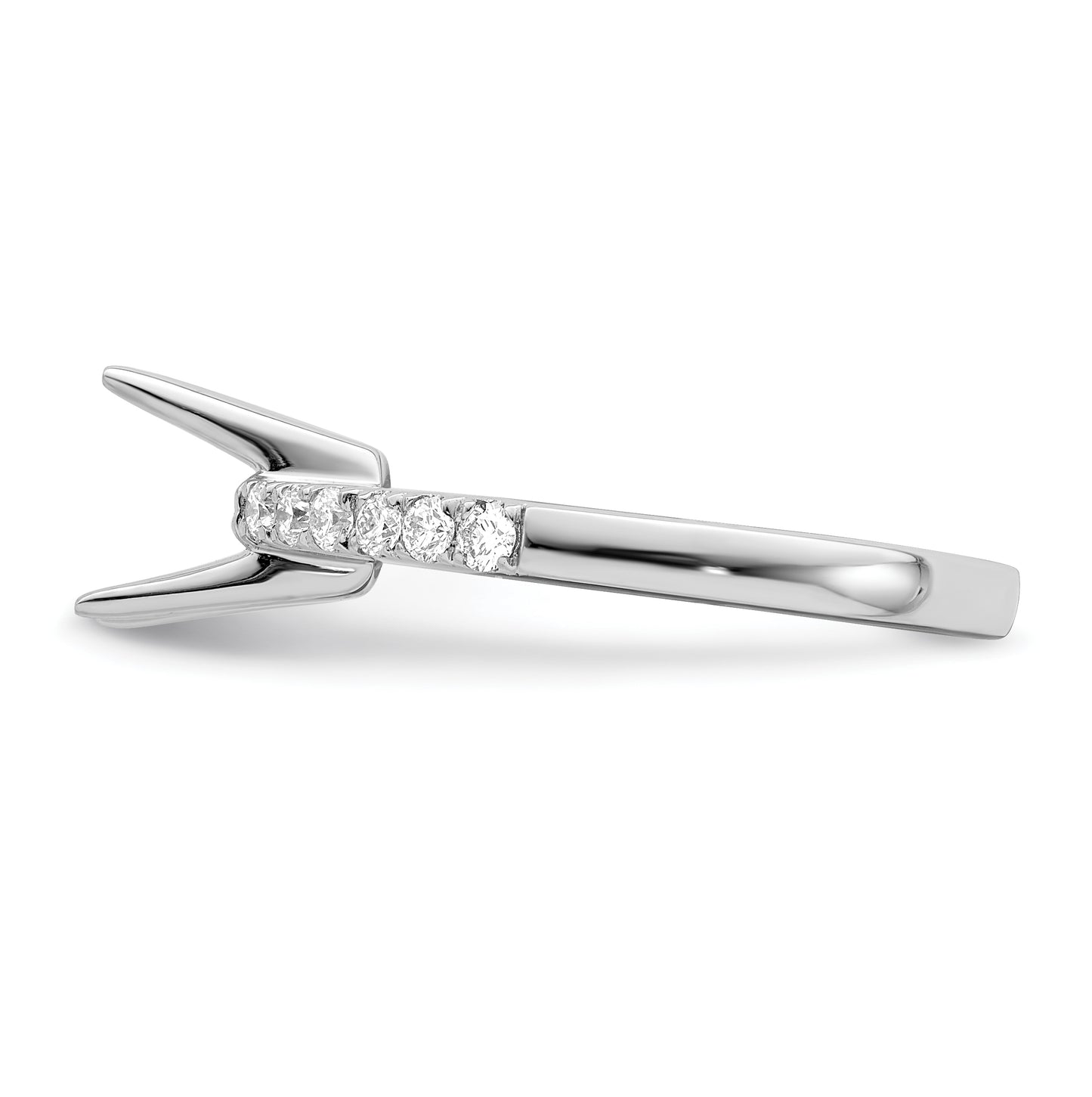 True Origin 14K White Gold 1/3 carat Lab Grown Diamond VS/SI  D E F  Semi Mount Oval Engagement Ring