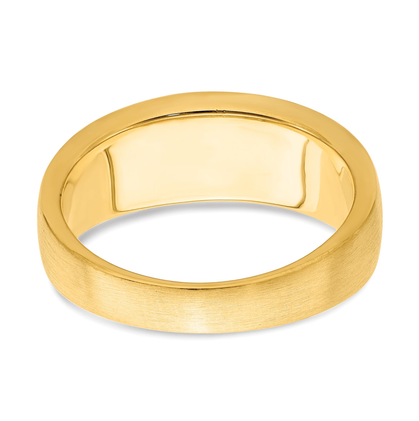 14K Yellow Gold 11-Stone 1/4 carat Diamond Complete Men's Channel Band