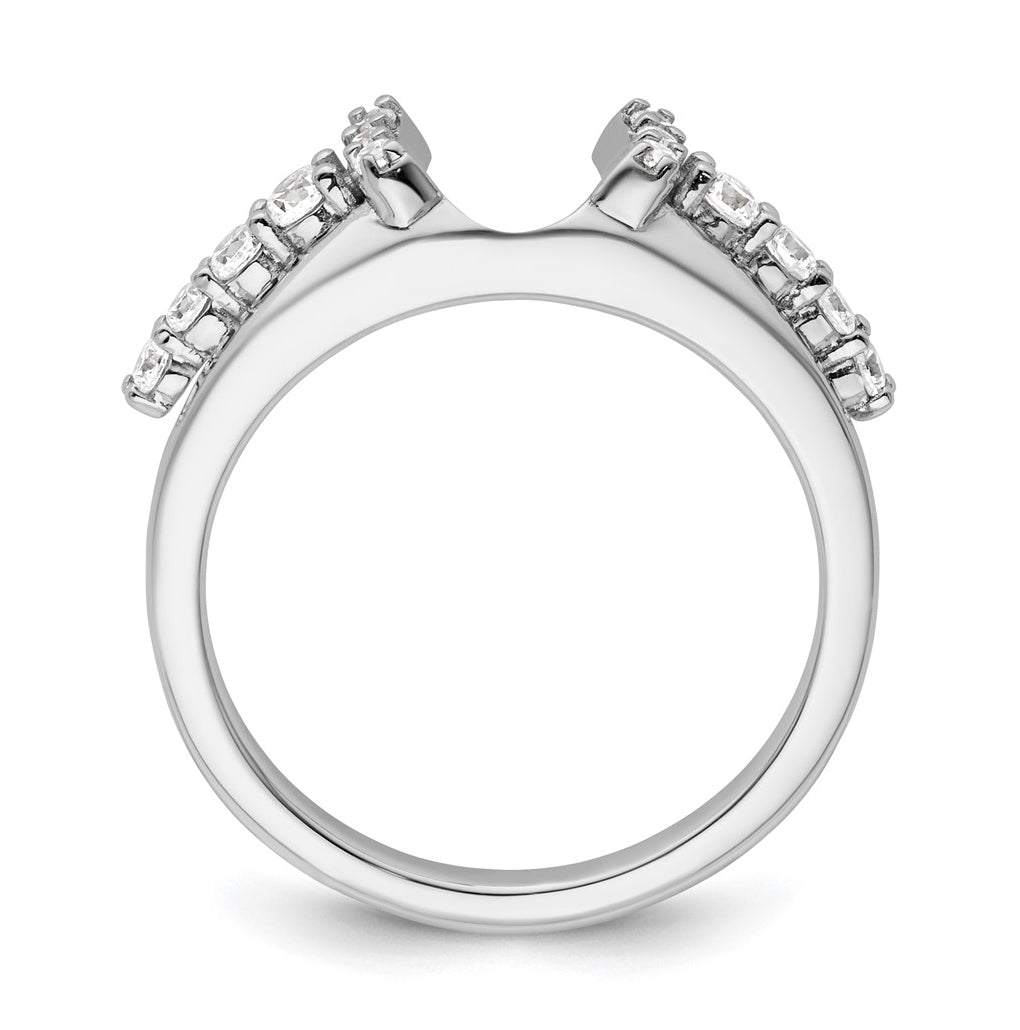 14K Yellow Or White Gold Complete Diamond Wrap Ring
