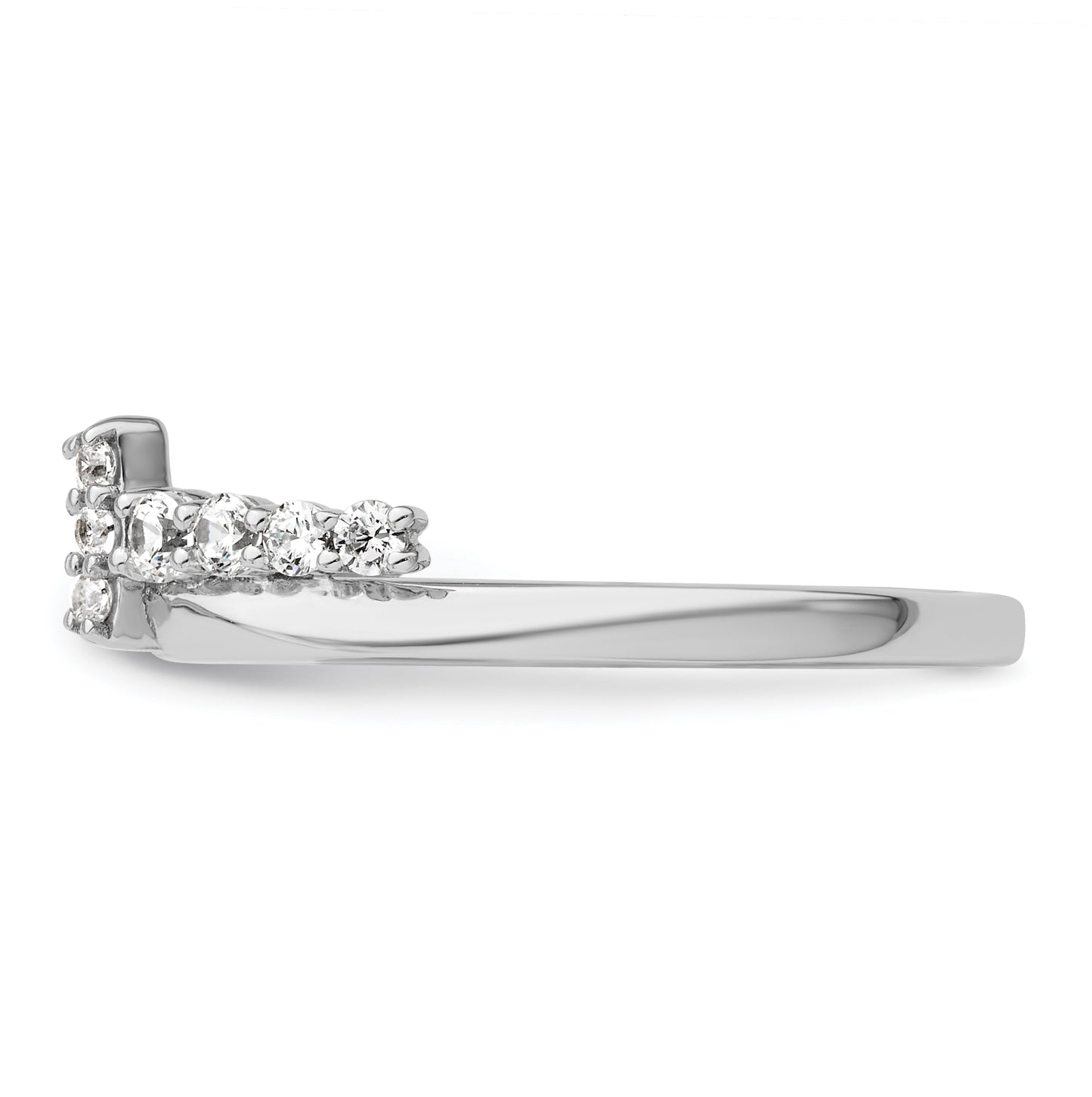 14K Yellow Or White Gold Complete Diamond Wrap Ring