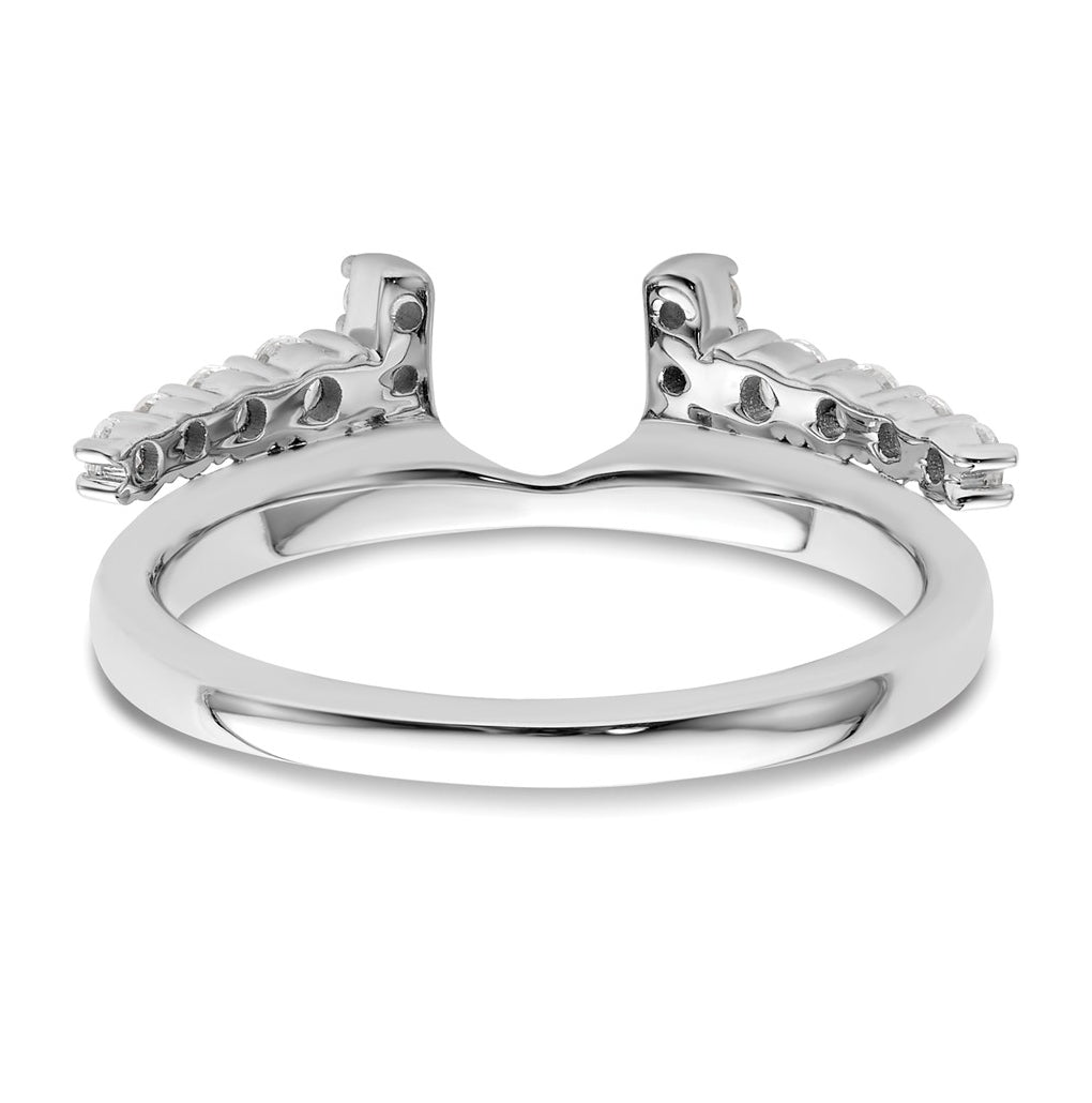 14K Yellow Or White Gold Complete Diamond Wrap Ring