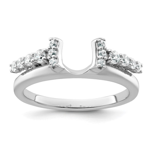 14K Yellow Or White Gold Complete Diamond Wrap Ring