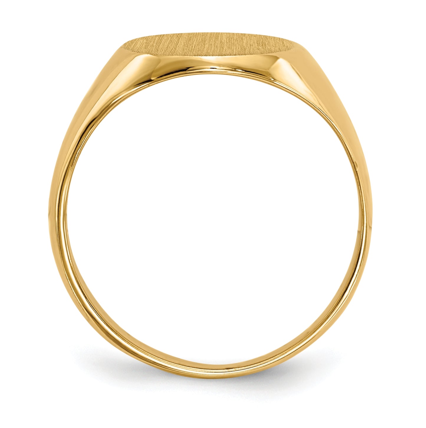 10K Yellow Gold Signet Ring