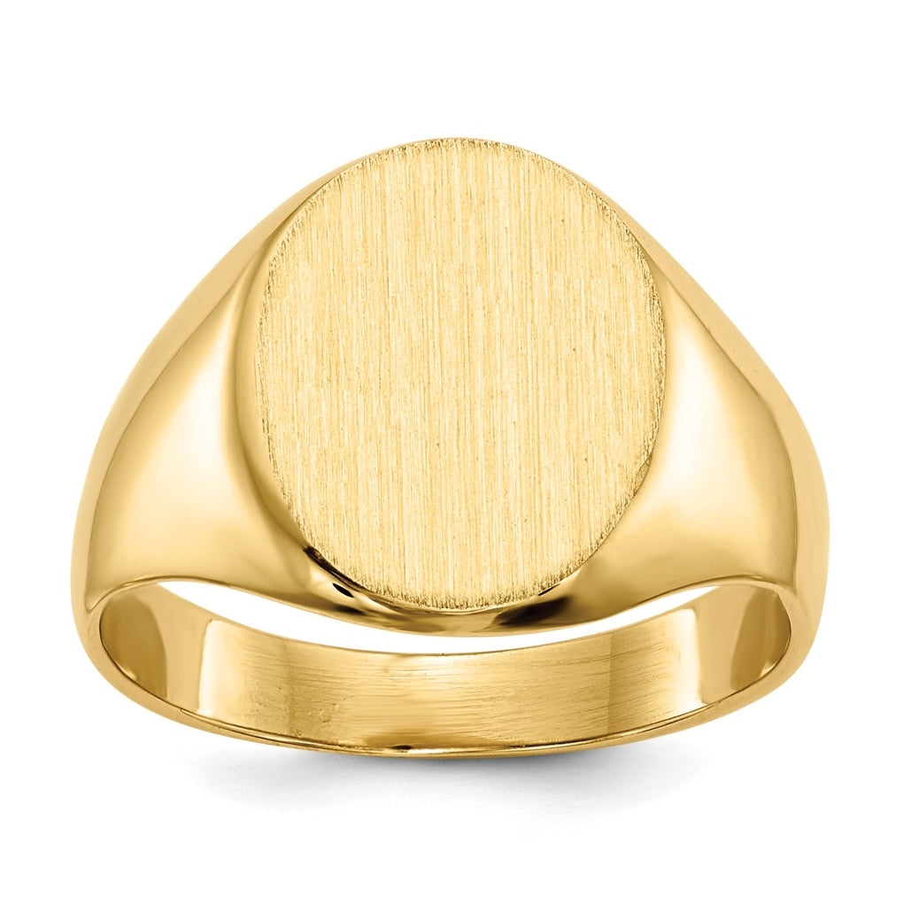 10K Yellow Gold Signet Ring