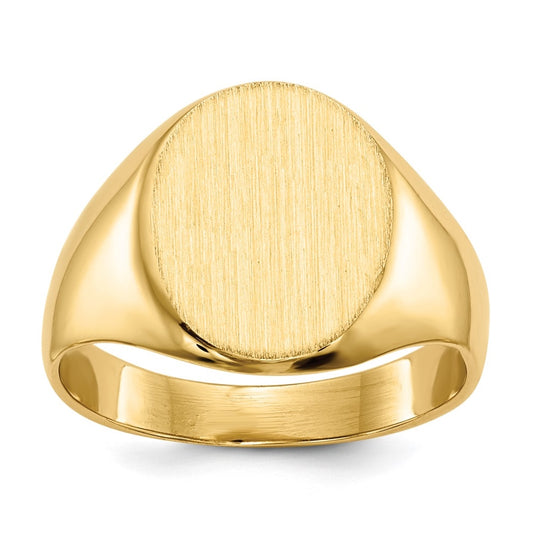 10K Yellow Gold Signet Ring