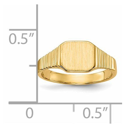14K Yellow Gold Signet-Rings