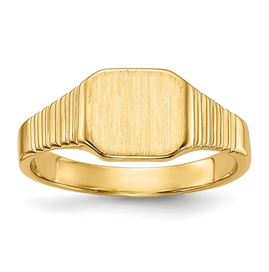 14K Yellow Gold Signet-Rings