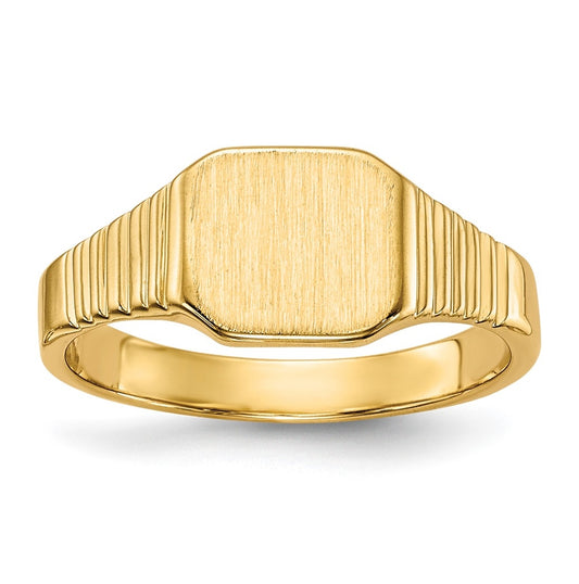 14K Yellow Gold Signet-Rings