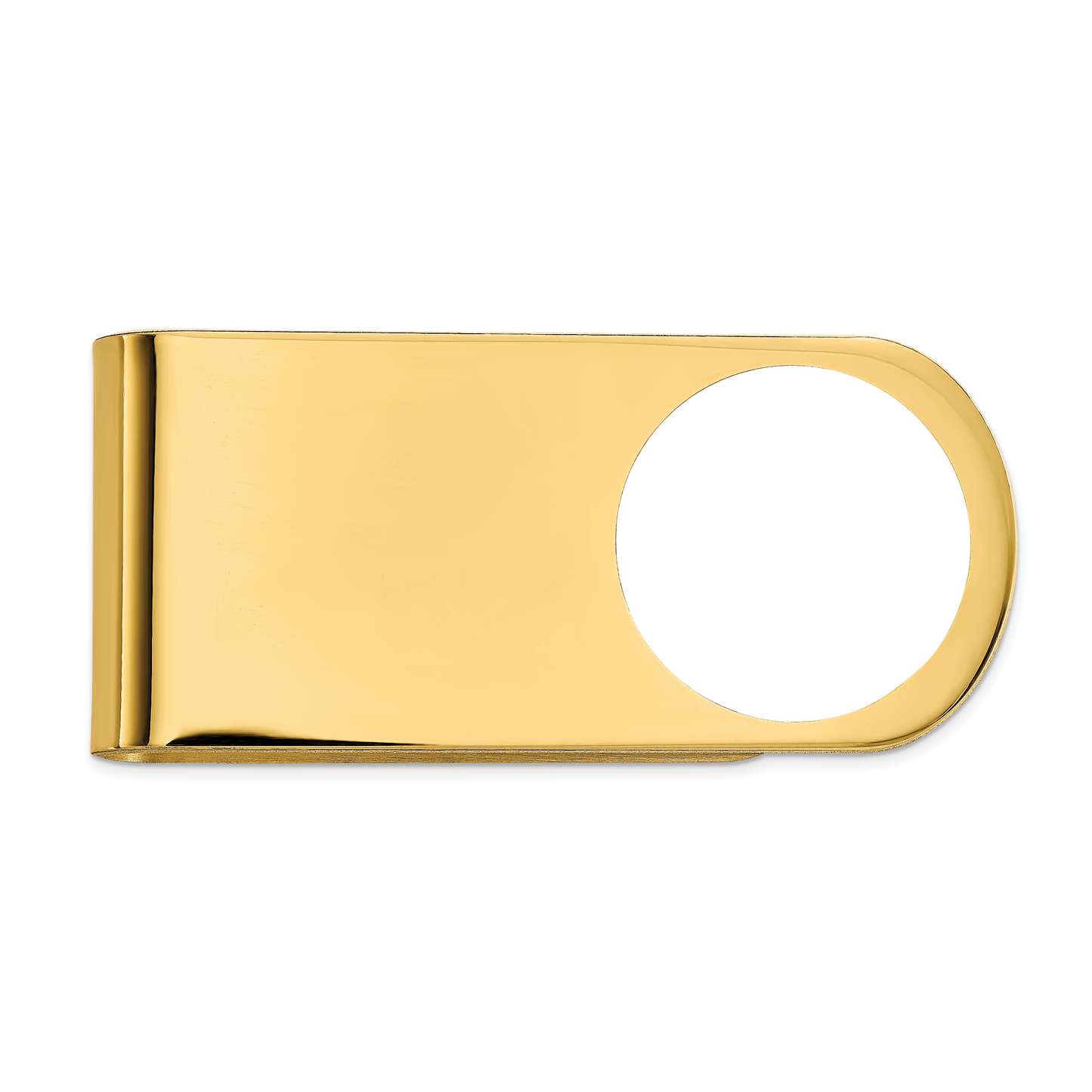 Sterling Silver Gold plated Picture Jewelry Money Clip