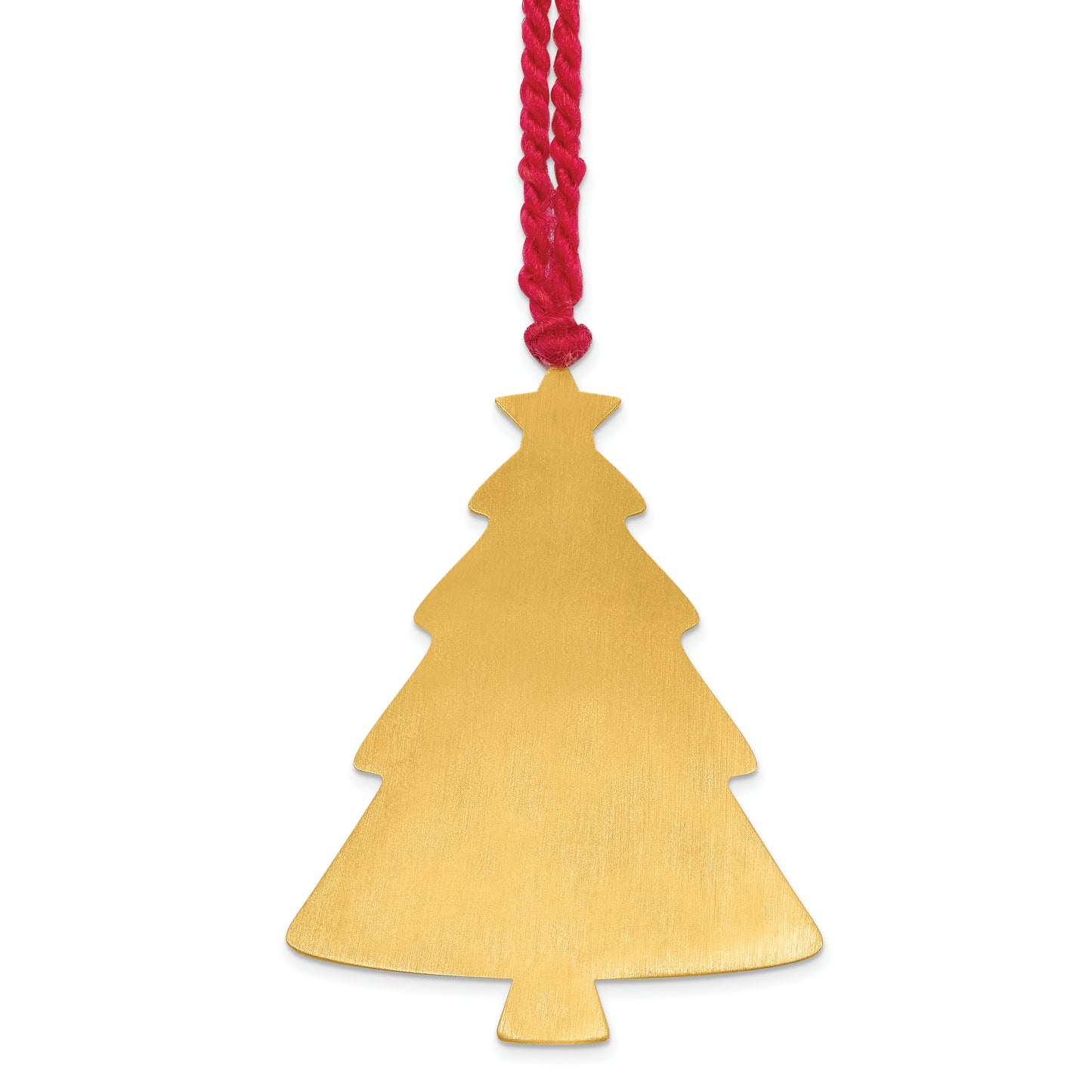 Sterling Silver Gold plated Christmas Tree Picture Ornament