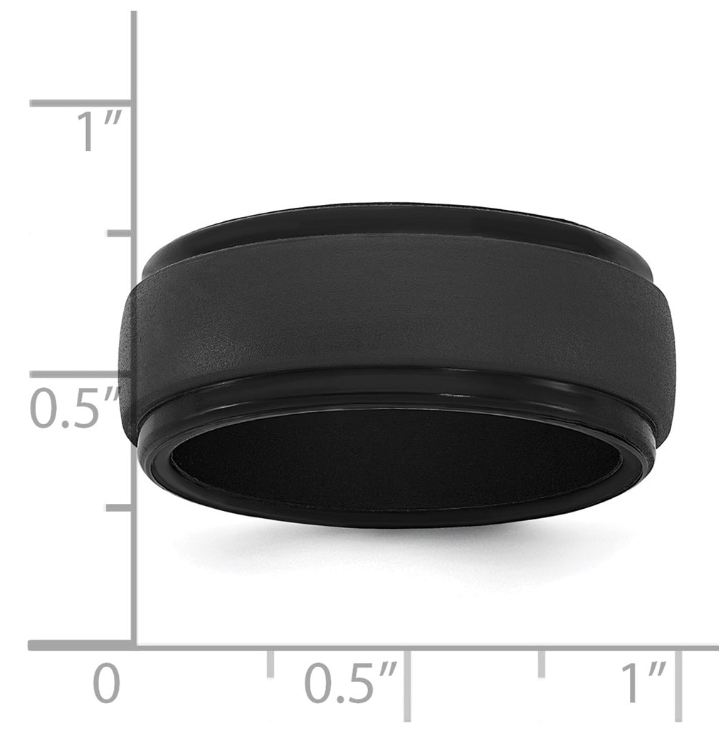 Silicone 9mm Ridged Edge Band
