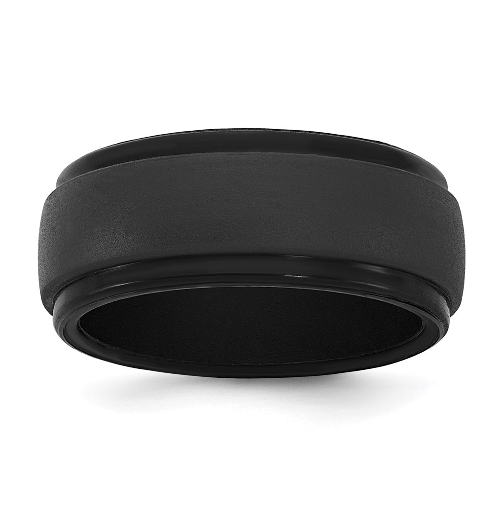 Silicone 9mm Ridged Edge Band