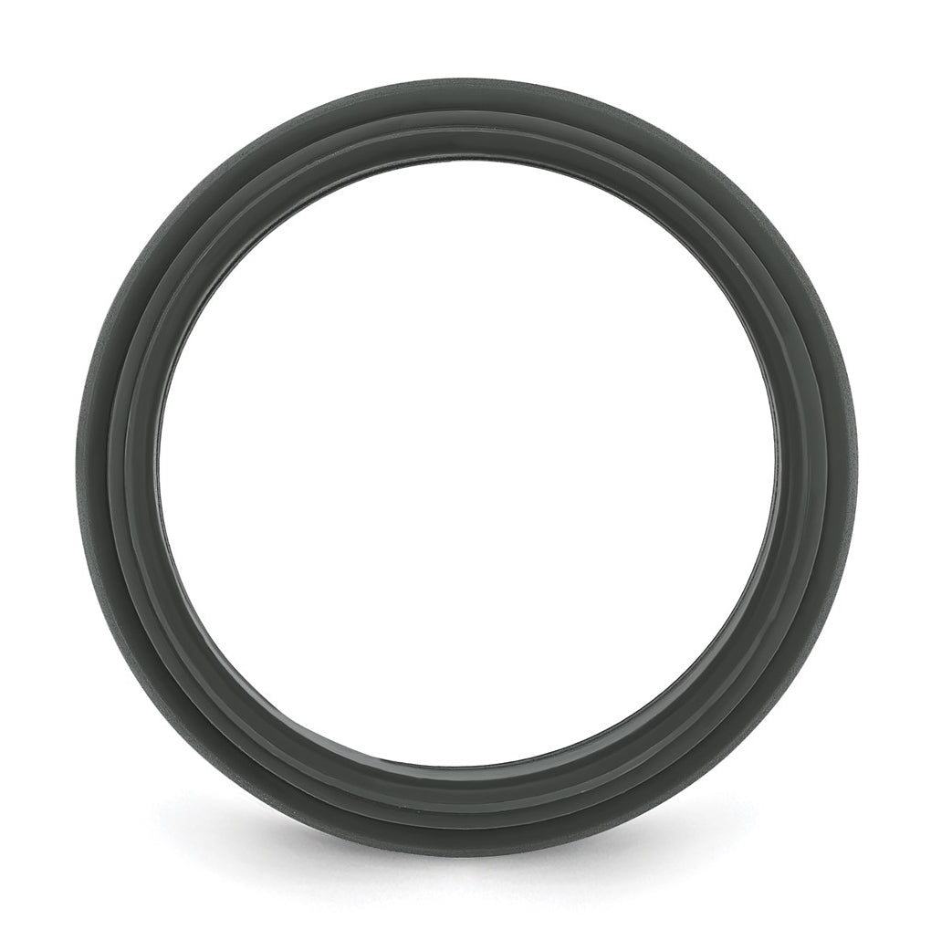 Silicone 9mm Ridged Edge Band