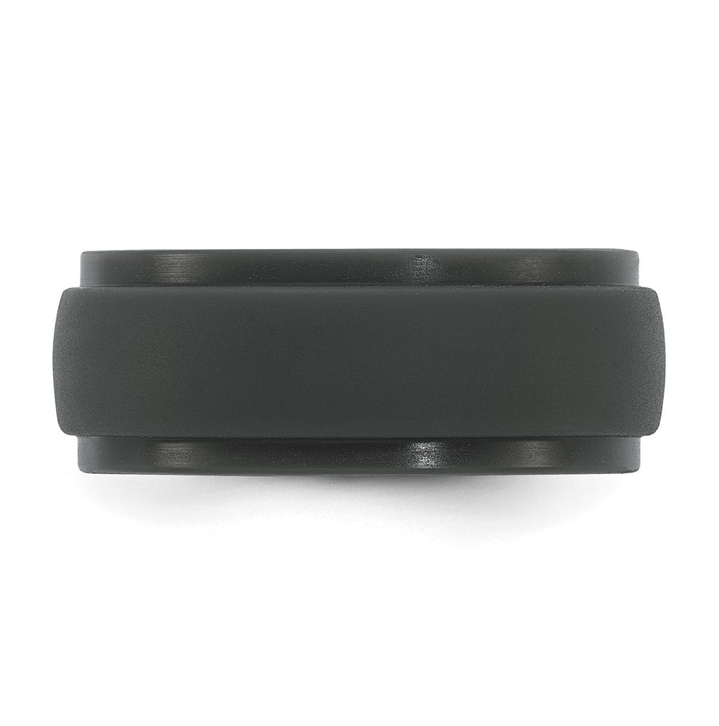 Silicone 9mm Ridged Edge Band