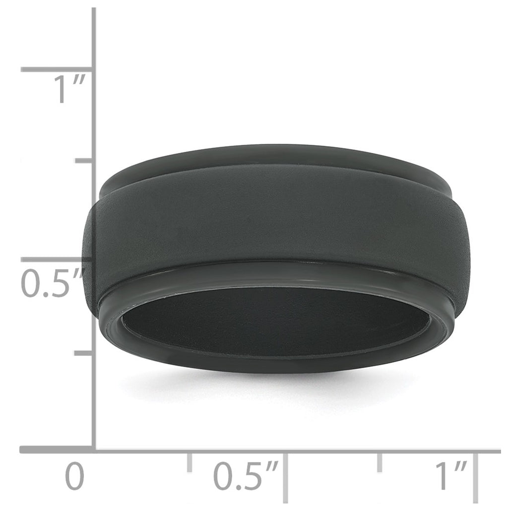 Silicone 9mm Ridged Edge Band