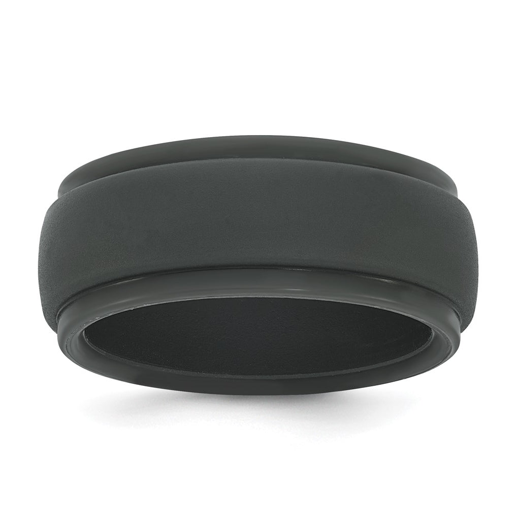 Silicone 9mm Ridged Edge Band