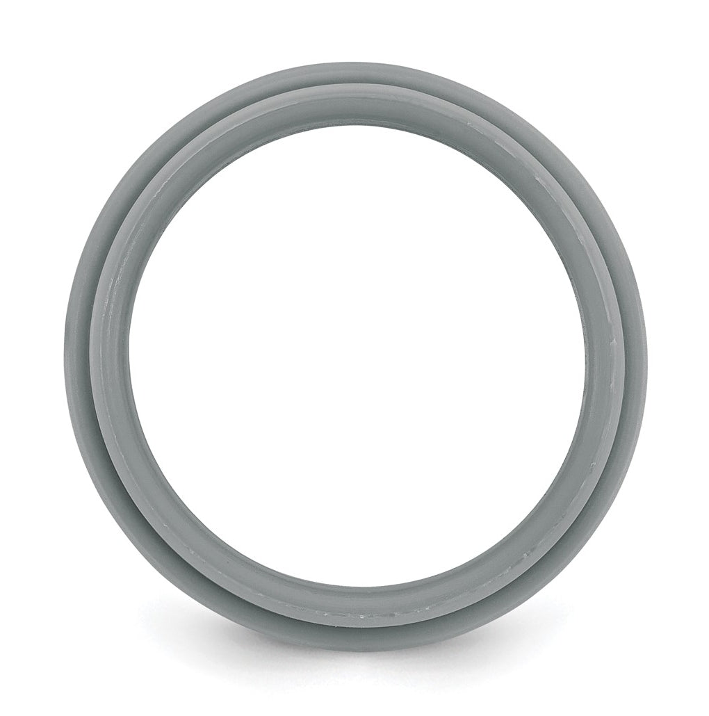 Silicone 9mm Ridged Edge Band