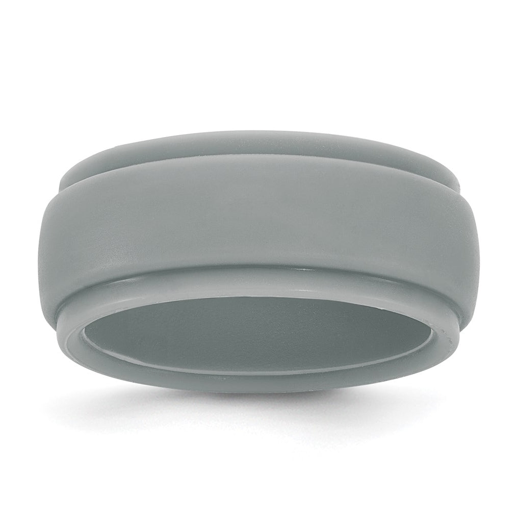 Silicone 9mm Ridged Edge Band