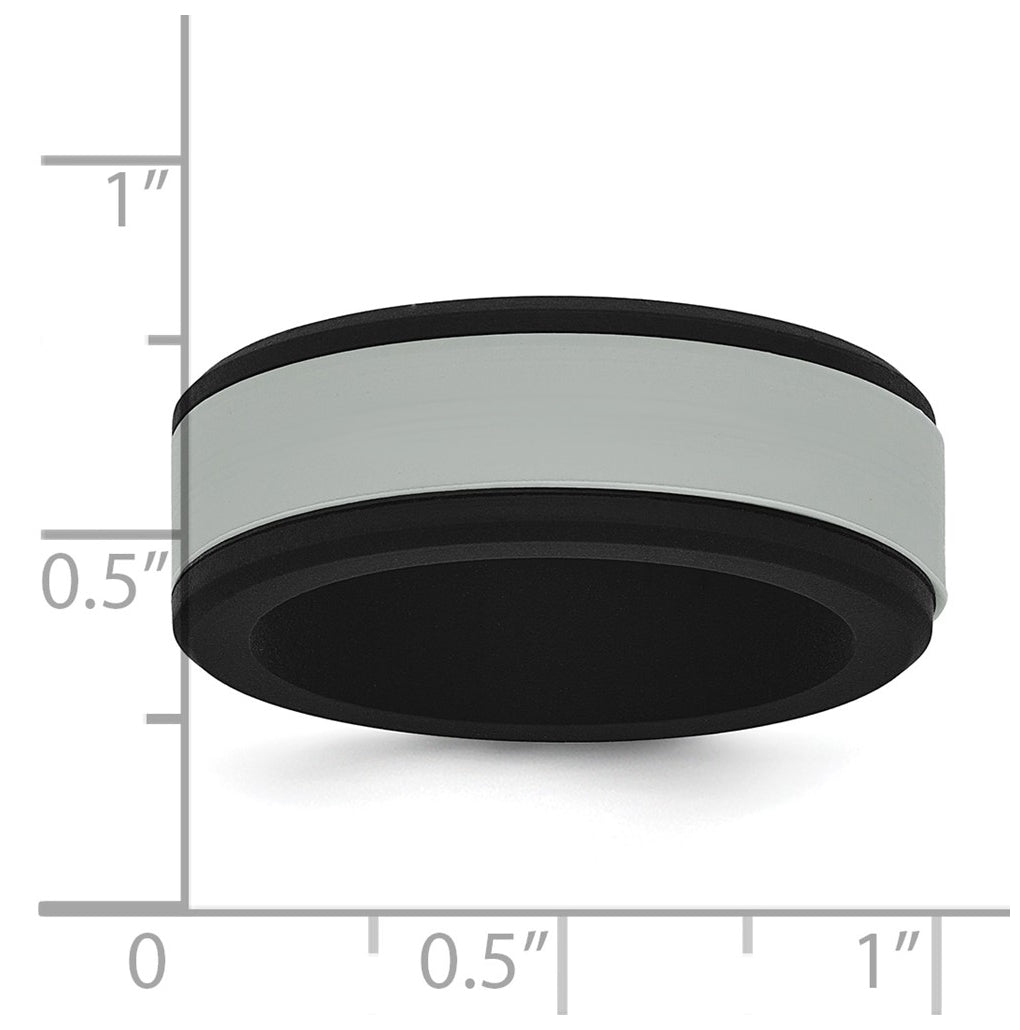 Silicone Removable Center 8mm Band