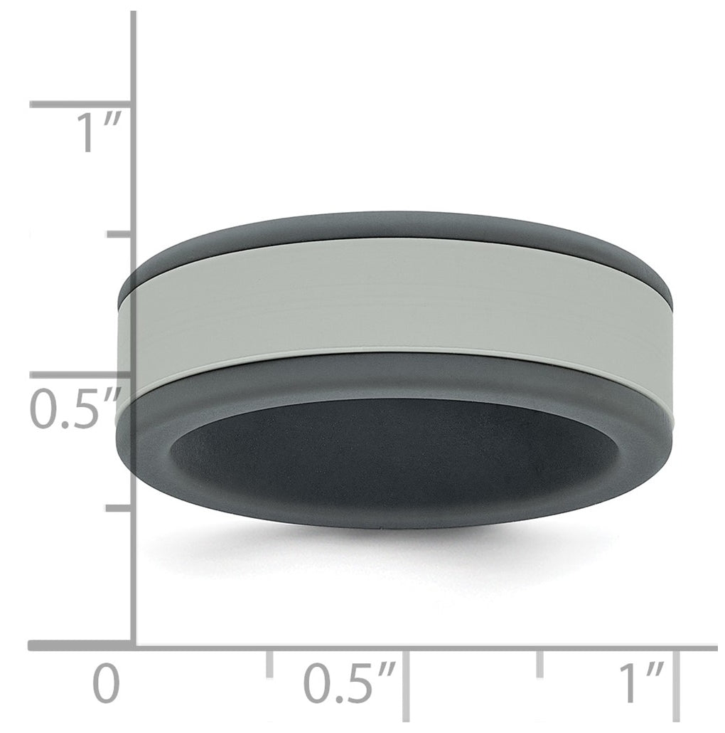 Silicone Removable Center 8mm Band