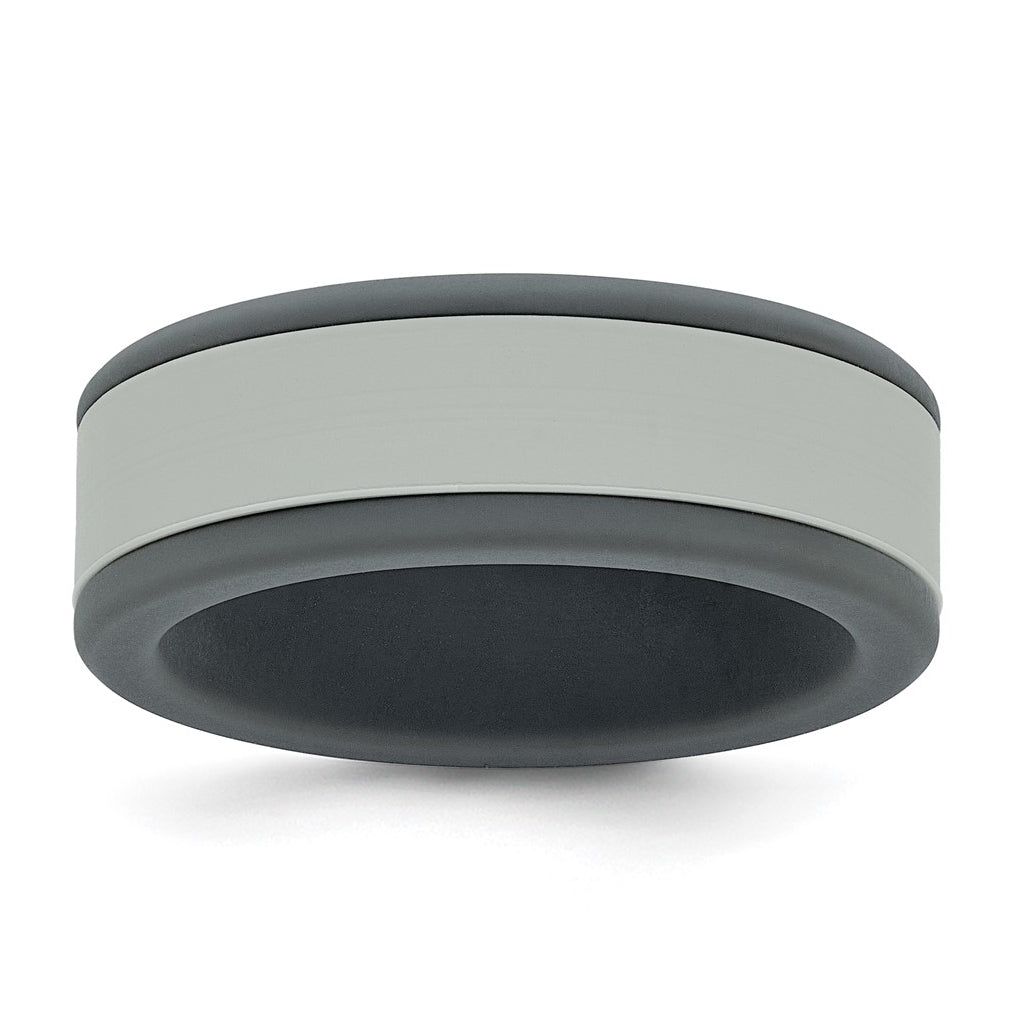 Silicone Removable Center 8mm Band